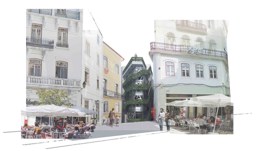 Centro de actividades urbanas en Coimbra (Portugal)
