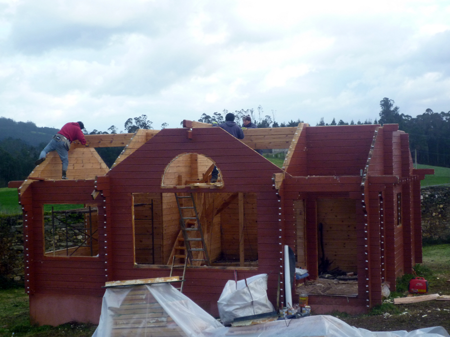 desmontaje de casa de madera