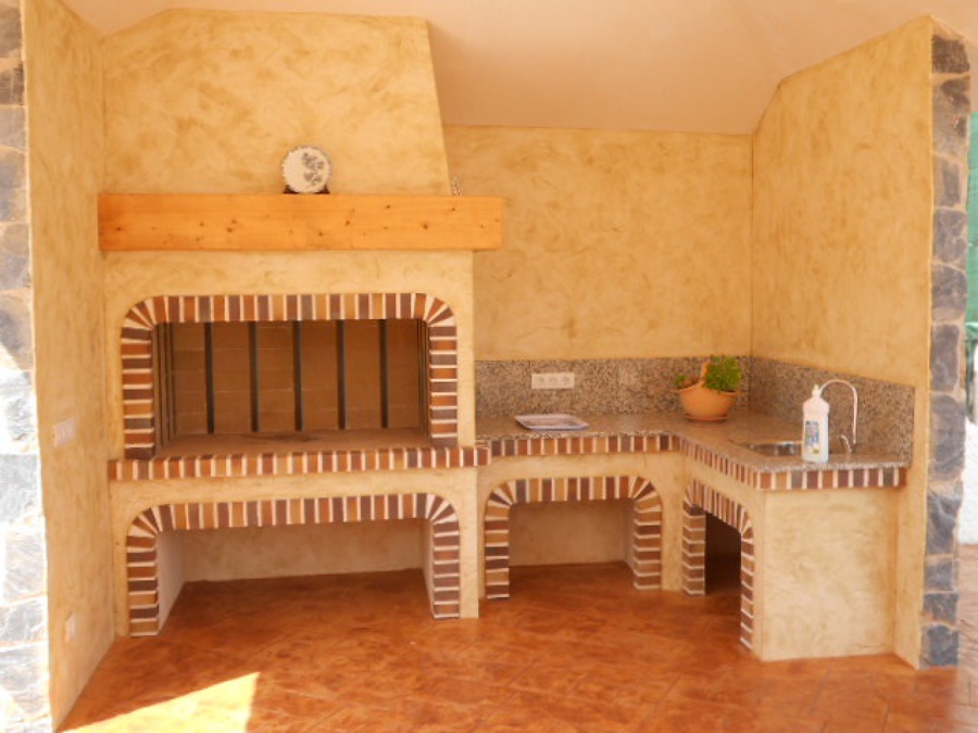 Detalle barbacoa