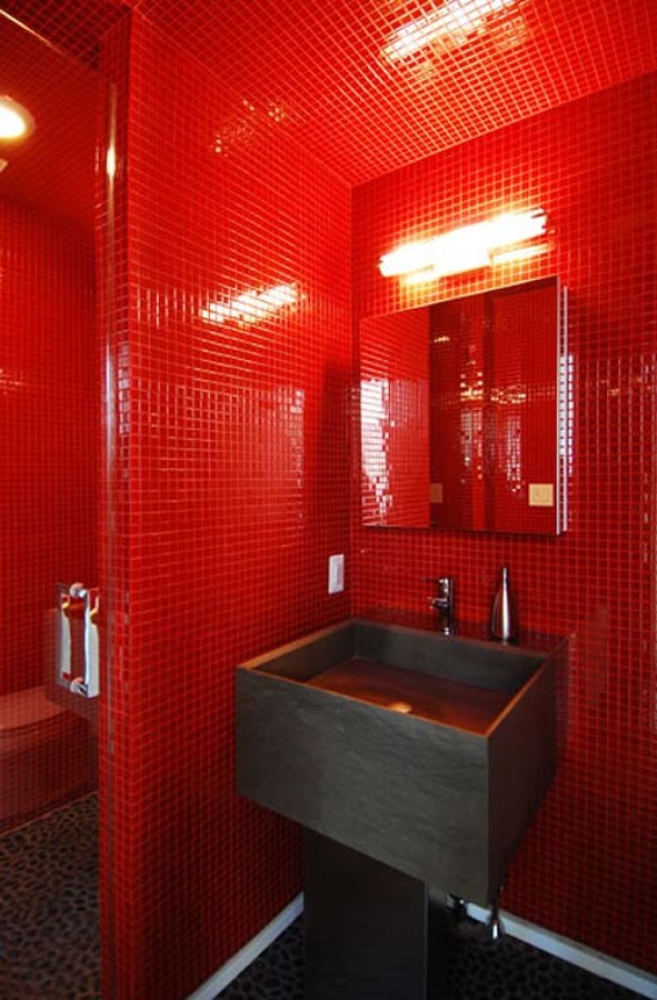 Detalle de baño en Reforma