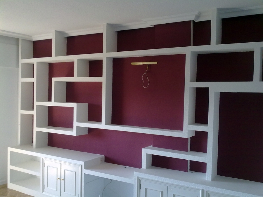 Detalle de Librería de Pladur