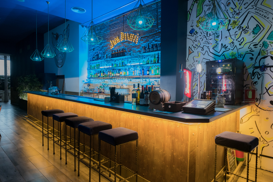 Diseño interior de restaurante
