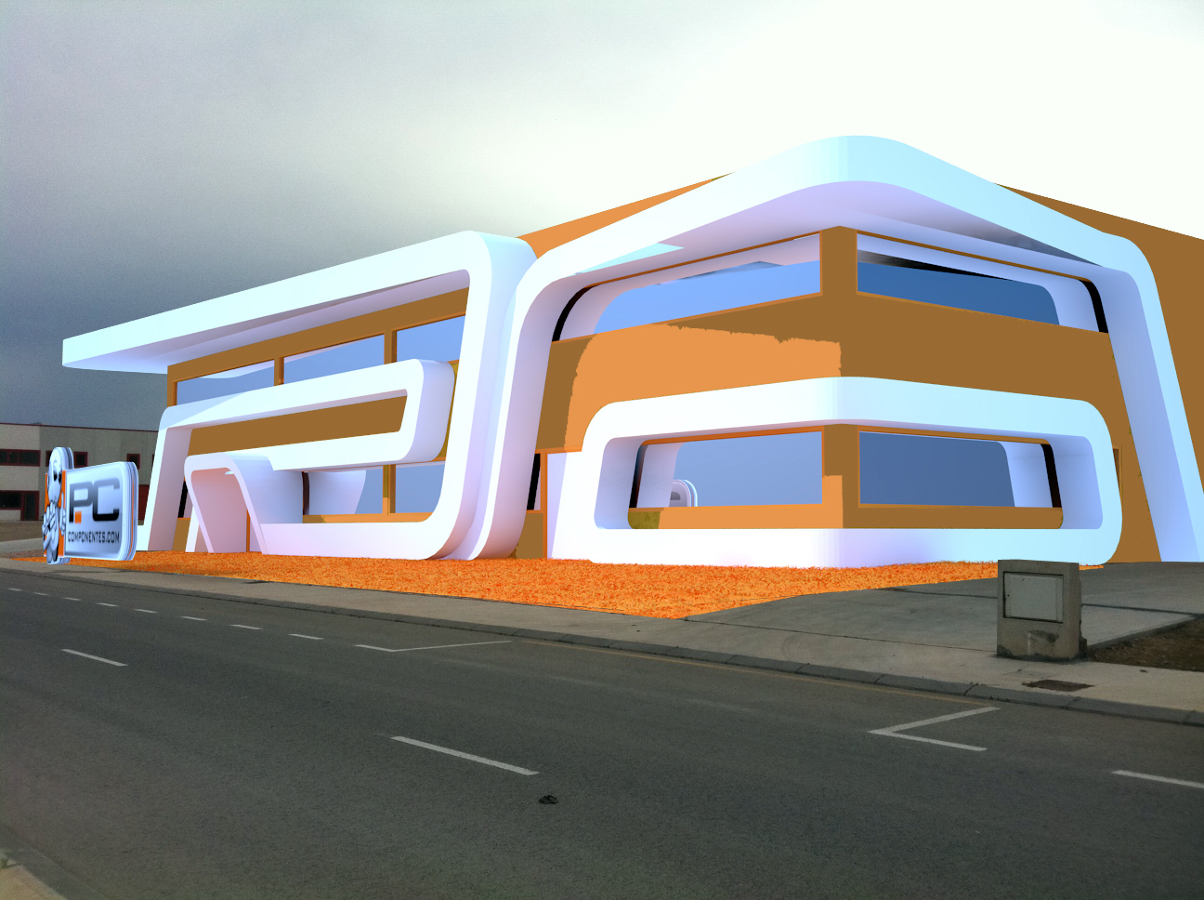 Diseño exterior de nave industrial "Arquitectura"