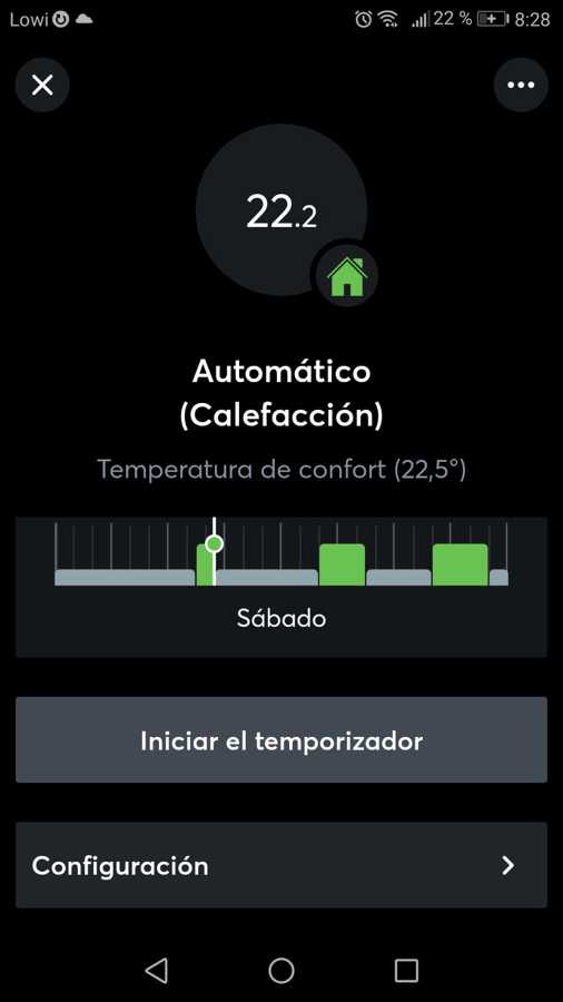 Visualización desde móvil