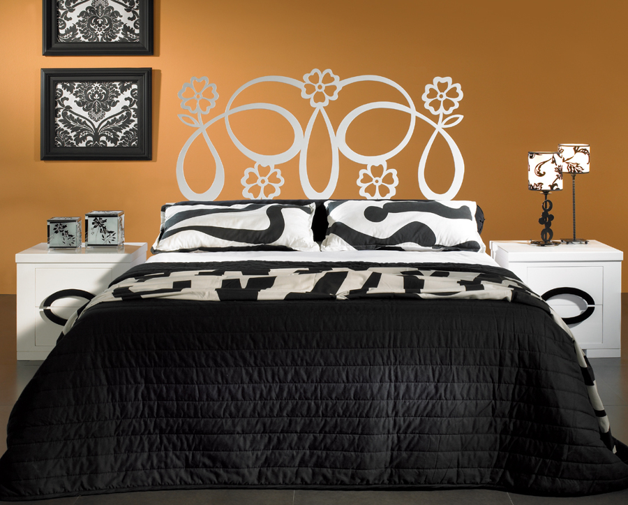 Foto: dormitorio galatea con cabecero de cama en forja de ... Cabeceros de cama de forja modernos