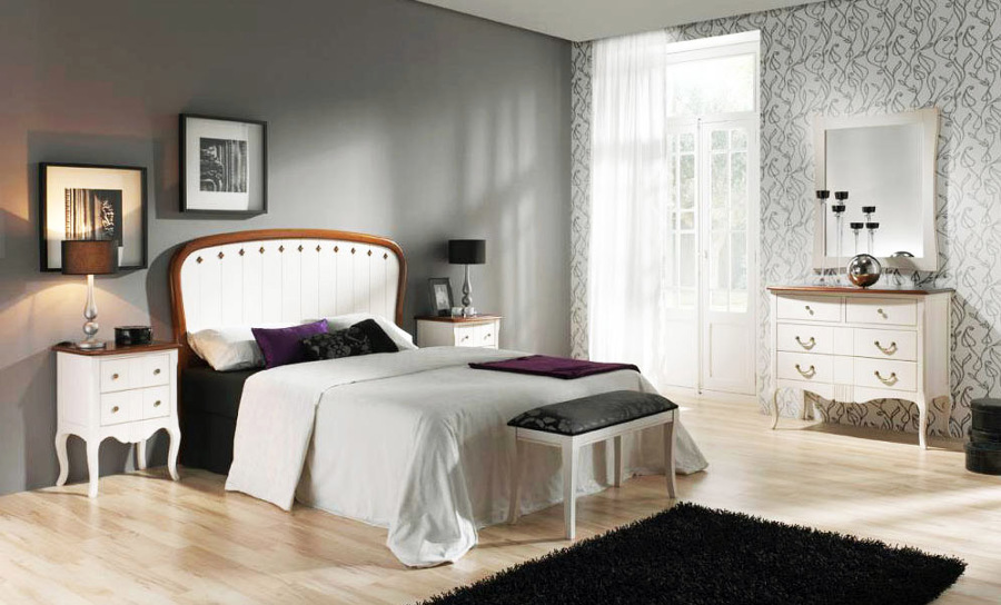 Dormitorio matrimonio cabecero modelo París