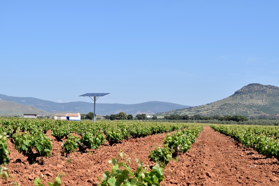 Instalación solar riego
