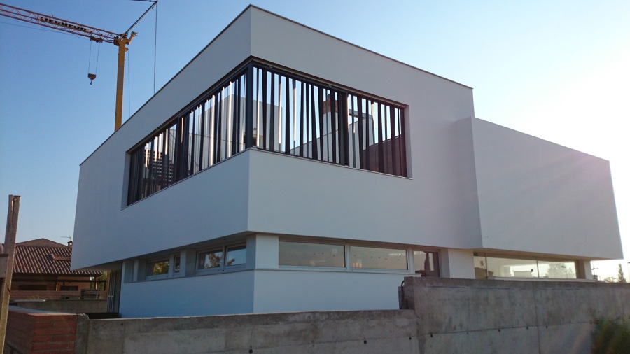 Revestimento SATE con sistema Beissier y acabado estucado