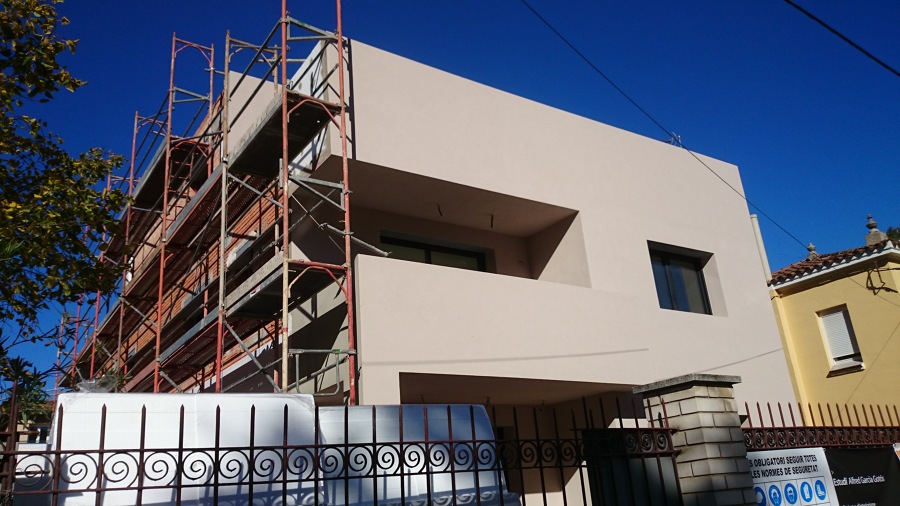 Fachada Sate con sistema Baumit 