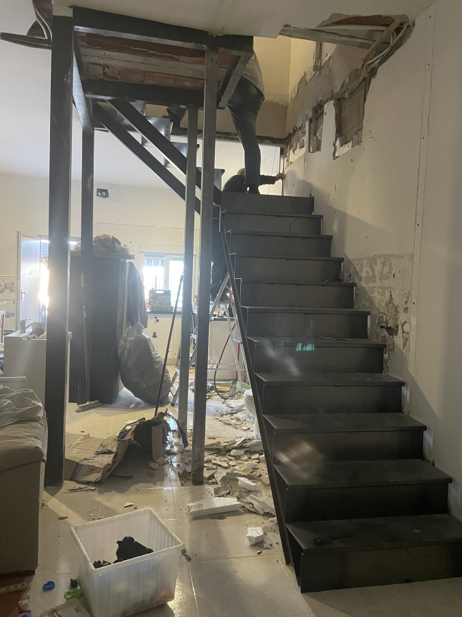 Escalera de chapa