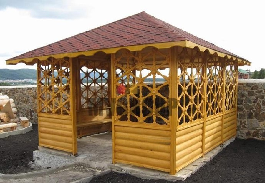 Cenador de madera