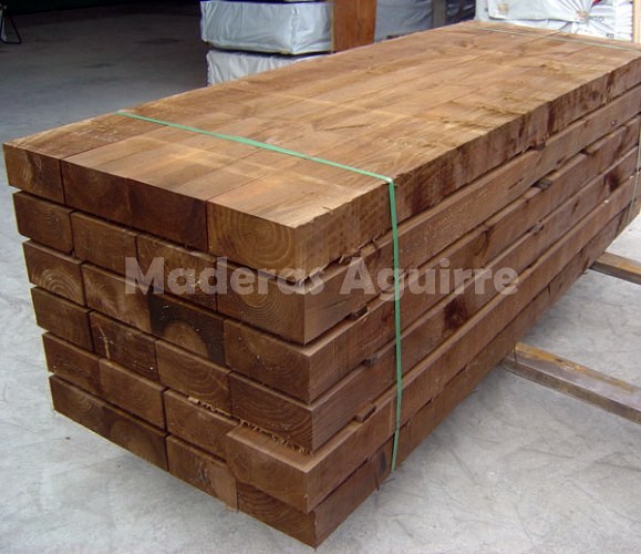 Ecotraviesas de pino