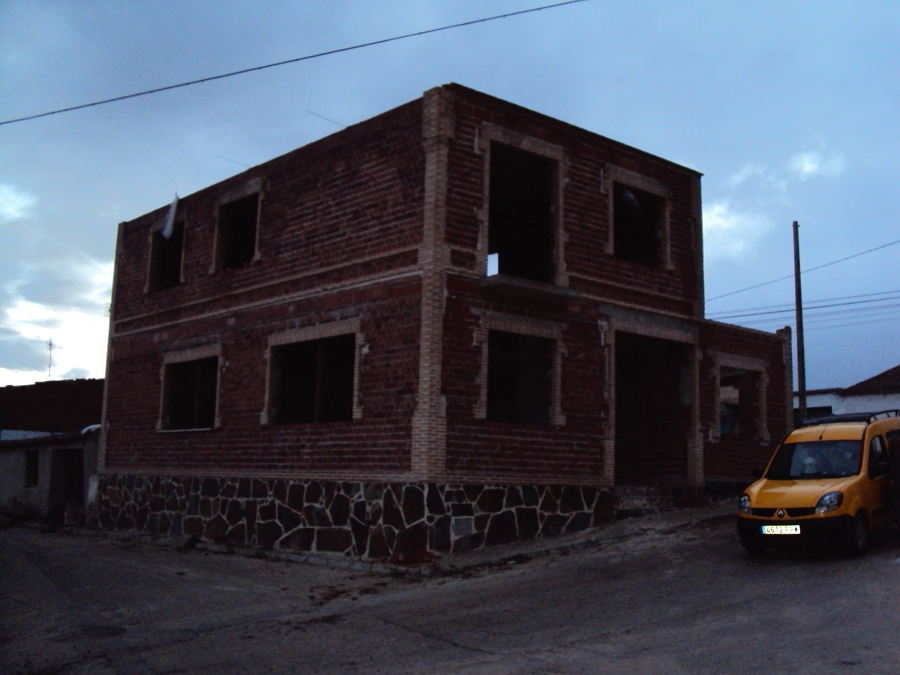 en obra