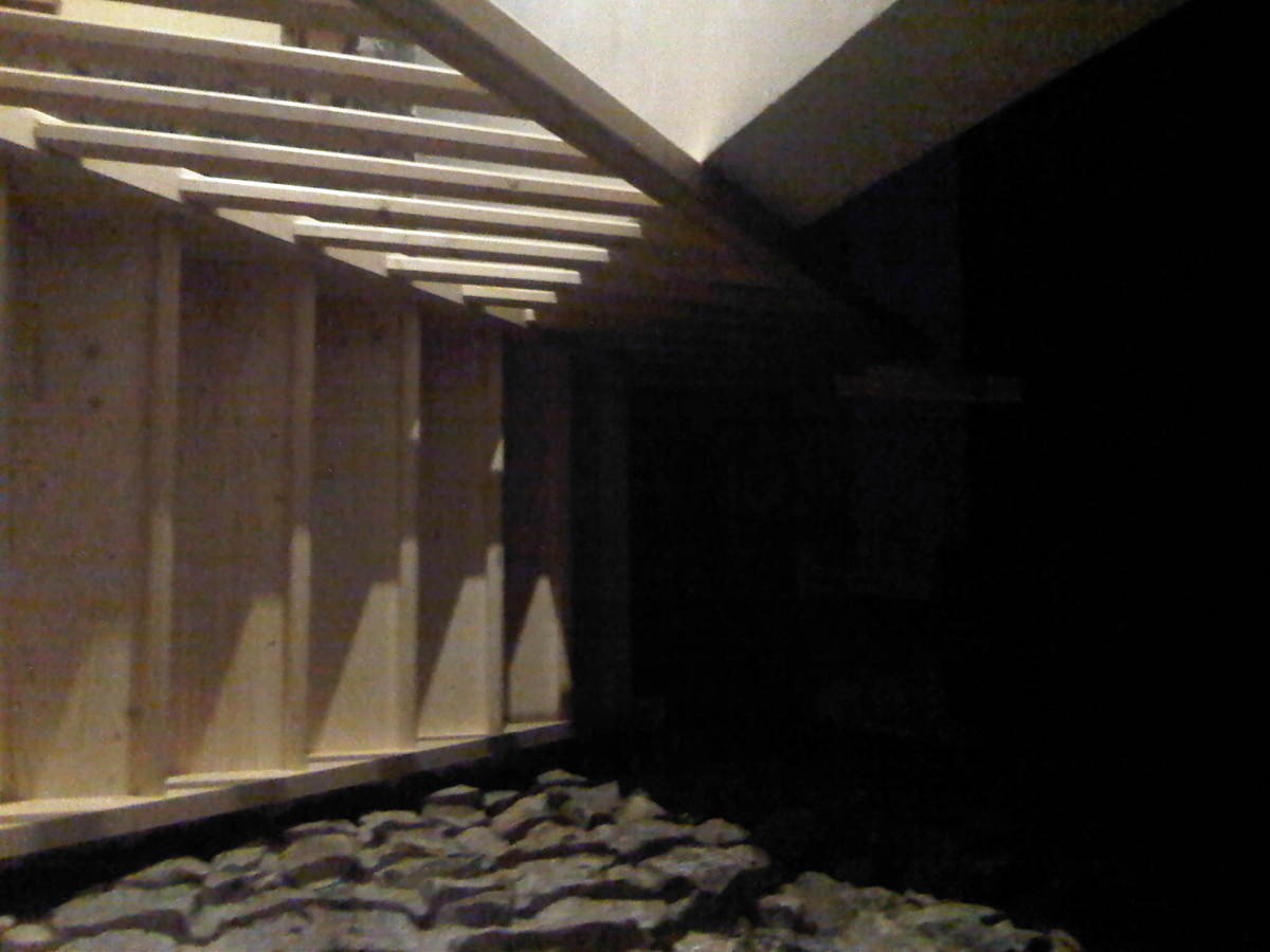 escalera de pino