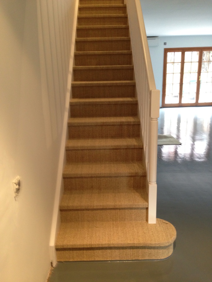 Escalera de sisal forrada en su totalidad 