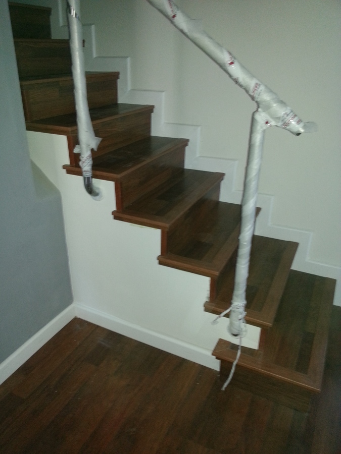 escalera de tarima