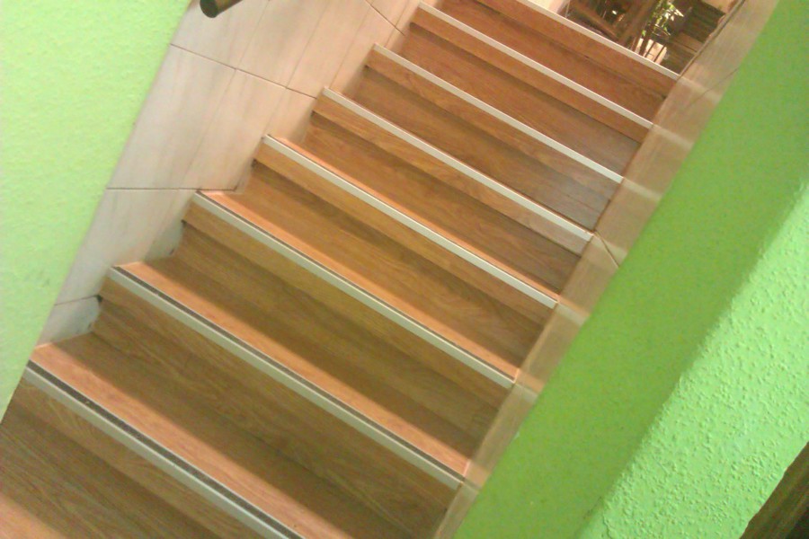 Escalera desde abajo