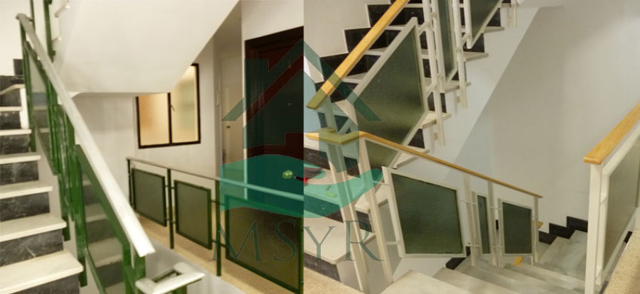 PINTADO Y CAMBIO DE BARANDILLAS EN ESCALERA