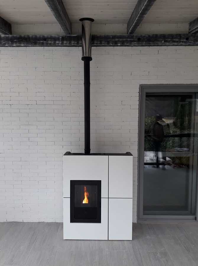 Estufa de pellet Blade Edilkamin de Chimeneas Molina
