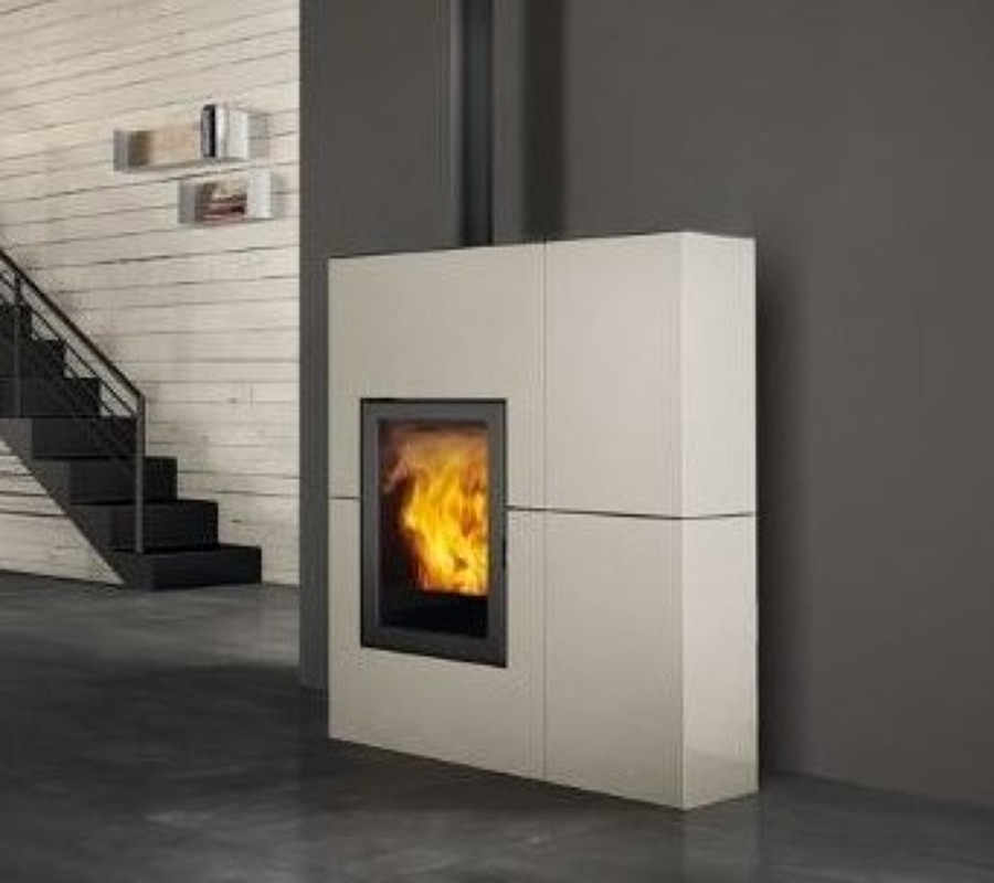 estufa de pellet instalada