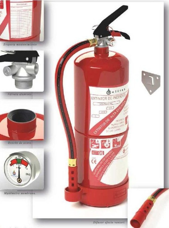 EXTINTOR POLVO ABC 6 KG 21A 113B