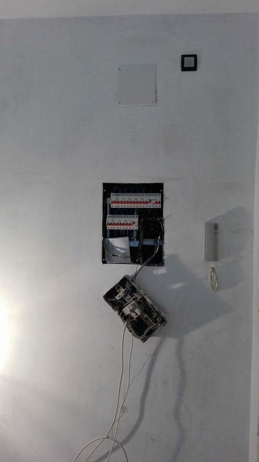 Cableado cuadro de automáticos.