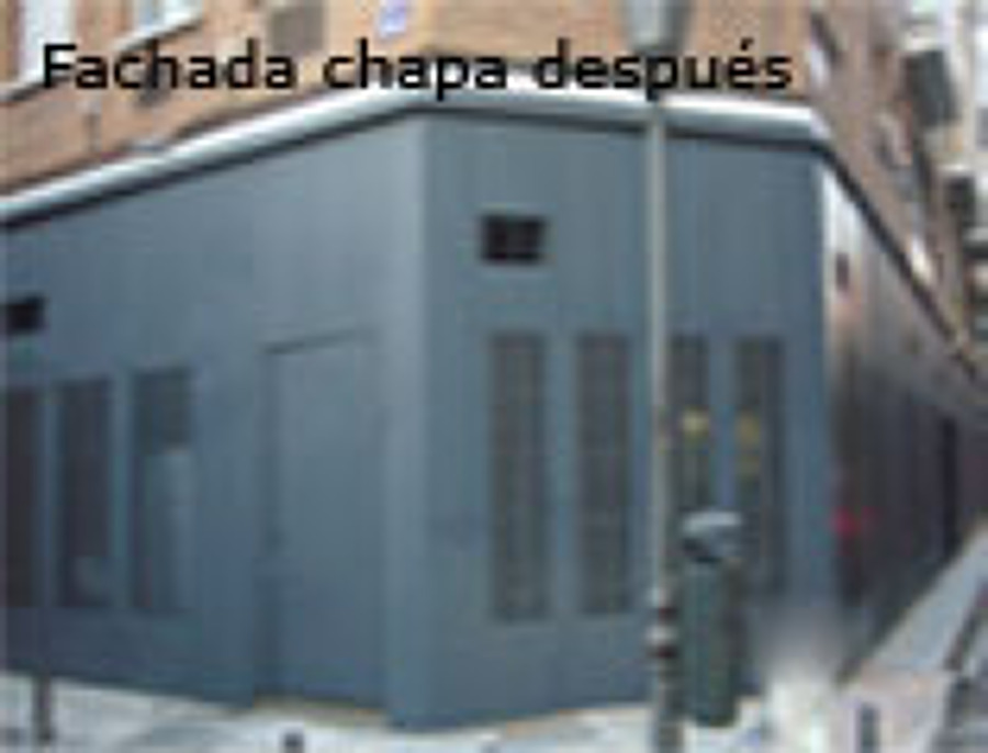 FACHADA DE LOCAL DE CHAPA 