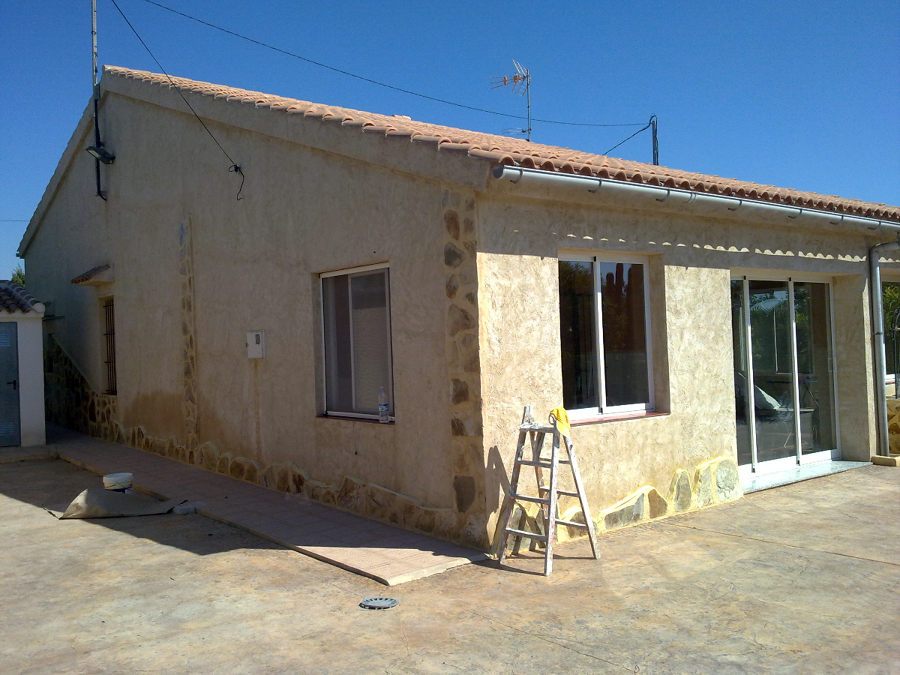 fachada sin pintar