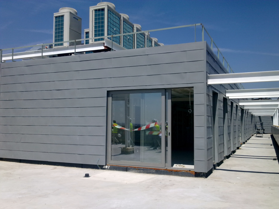 fachada zinc