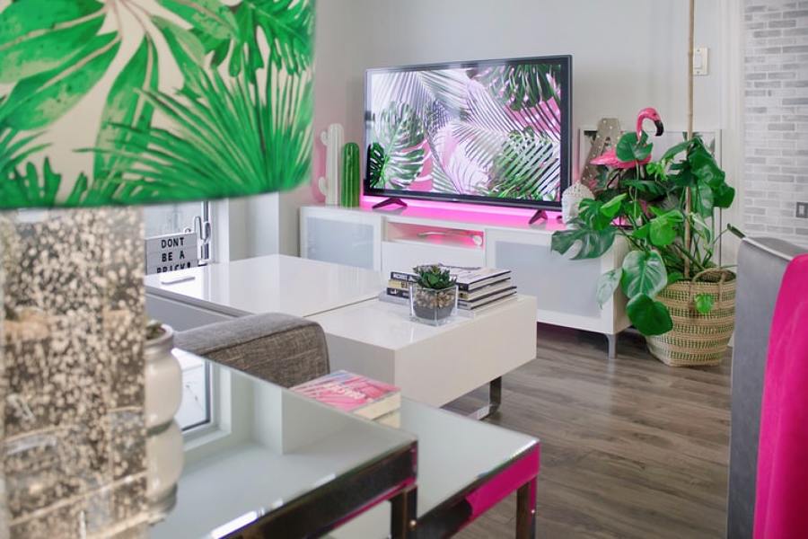 Salon comedor con Fend Shui