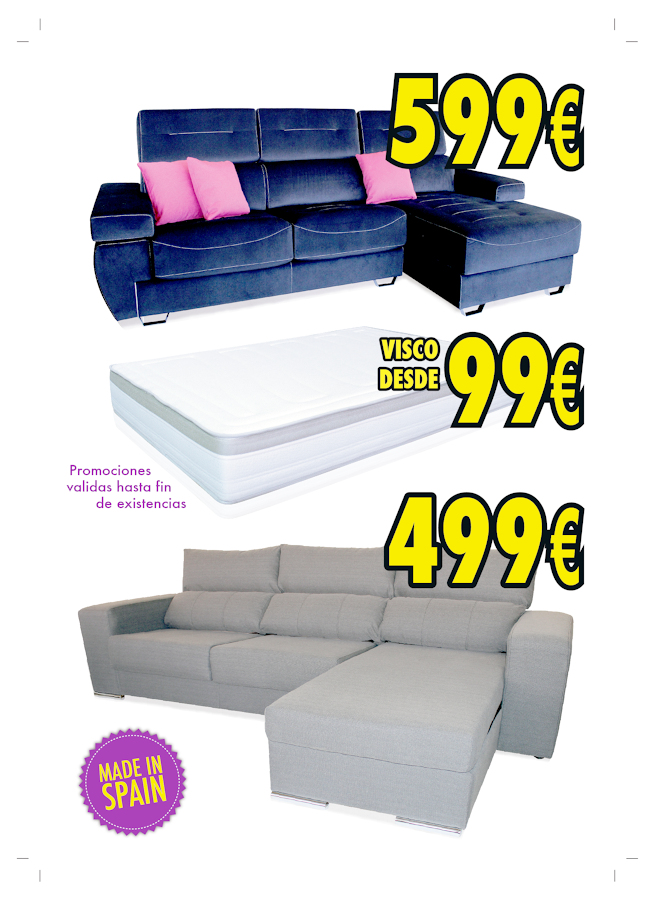Sofás, canapés y todo para la decoración de tu hogar