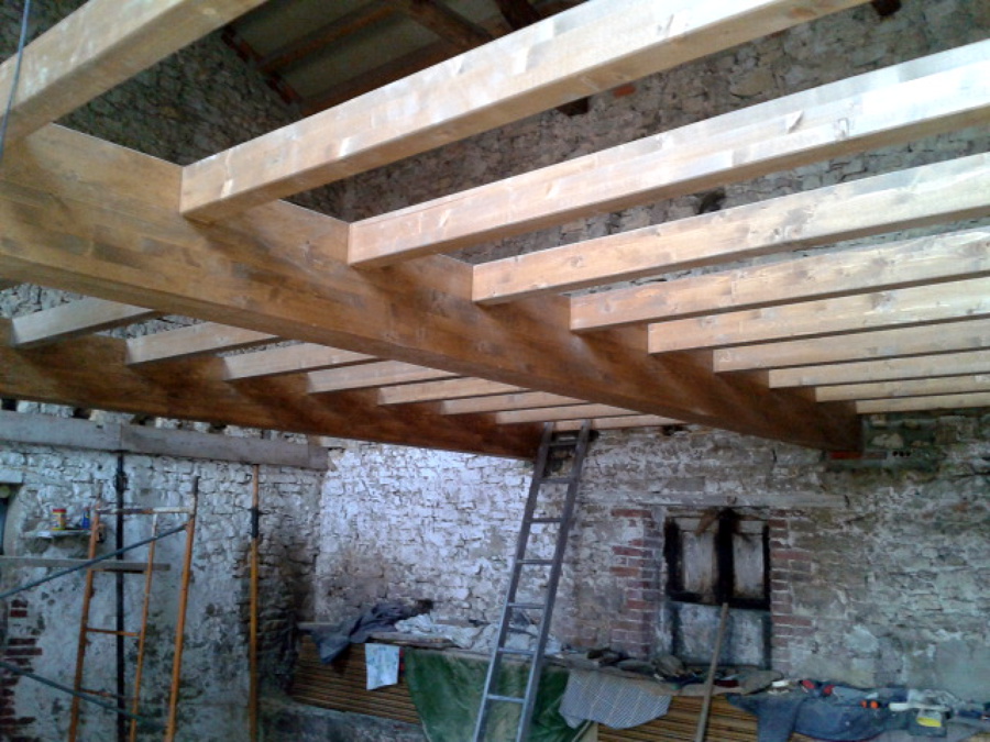 Forjado de madera