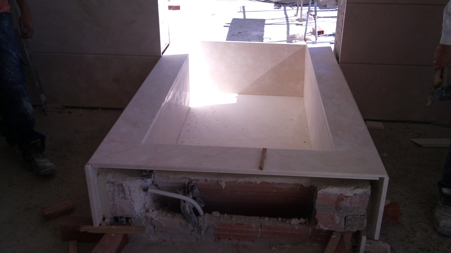 forrado de marmol