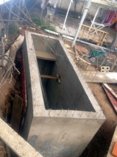 Fosa de Tratamiento construcción obra civil