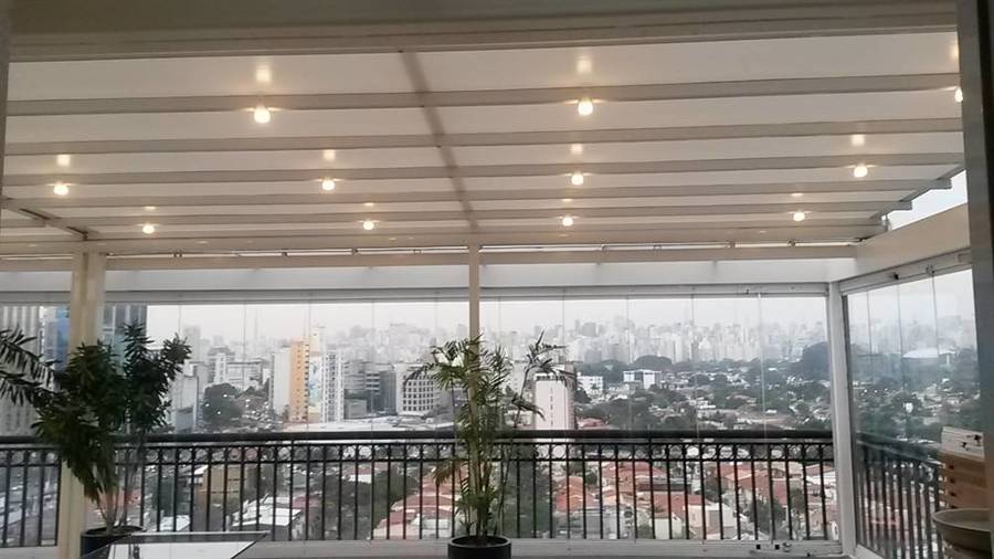 Pérgola lona retractil