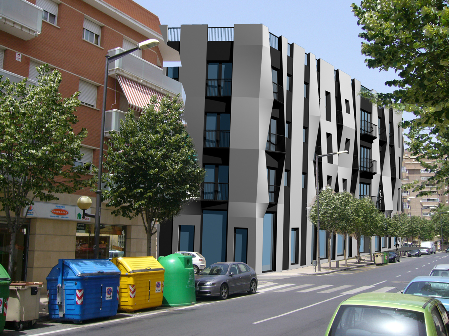 Edificio viviendas en Reus - croquis
