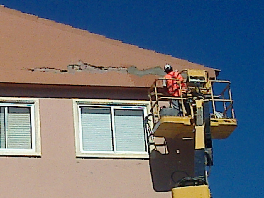 Grieta en fachada