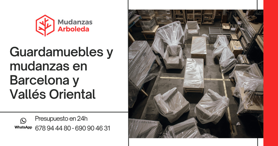 Guardamuebles y mudanzas en Barcelona y Granollers