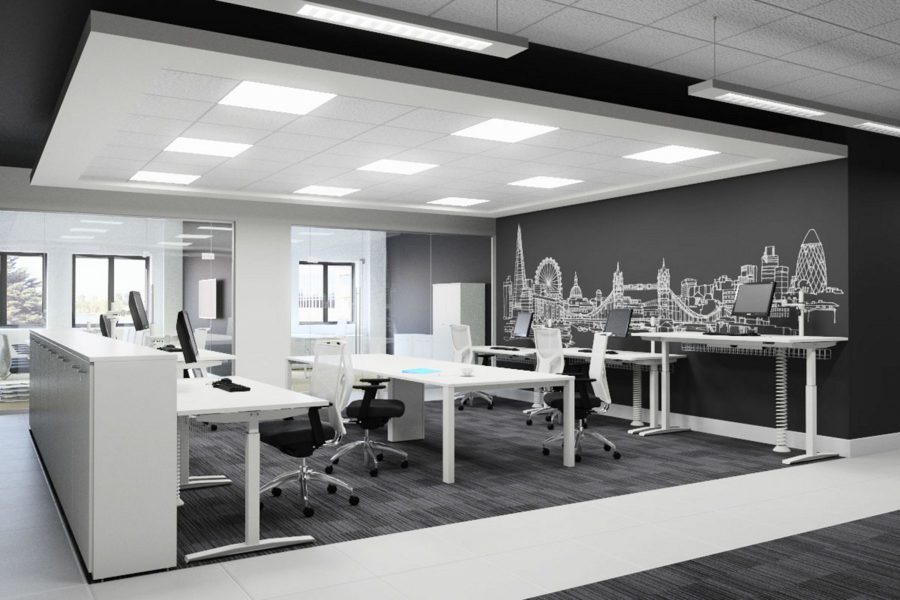 INSTALACIÓN DE ALUMBRADO LED - OFICINAS