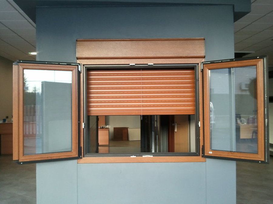 ventana pvc imitacion madera