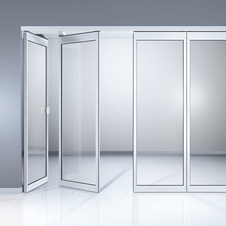 Cerramiento plegable DORMA HSW ISO para una mejor estanqueidad