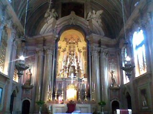iluminacion LED iglesia