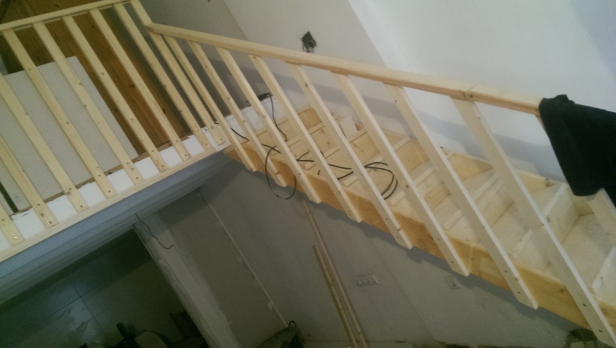 Escalera de madera
