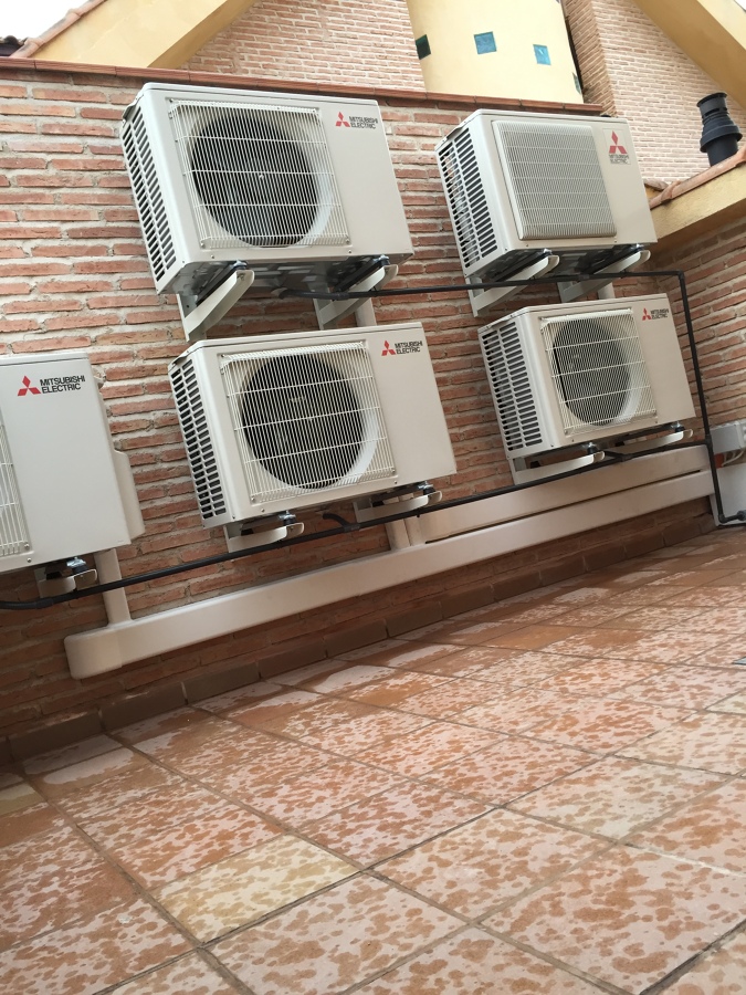Instalacion 5 unidades exteriores