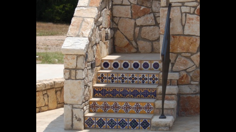 Escalera rústica 