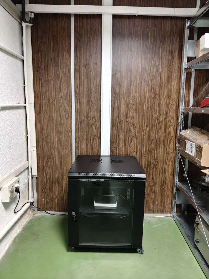 instalación rack