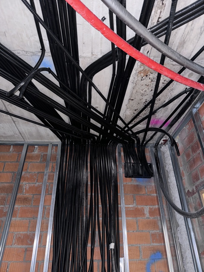 Intalacion de tubería eléctrica