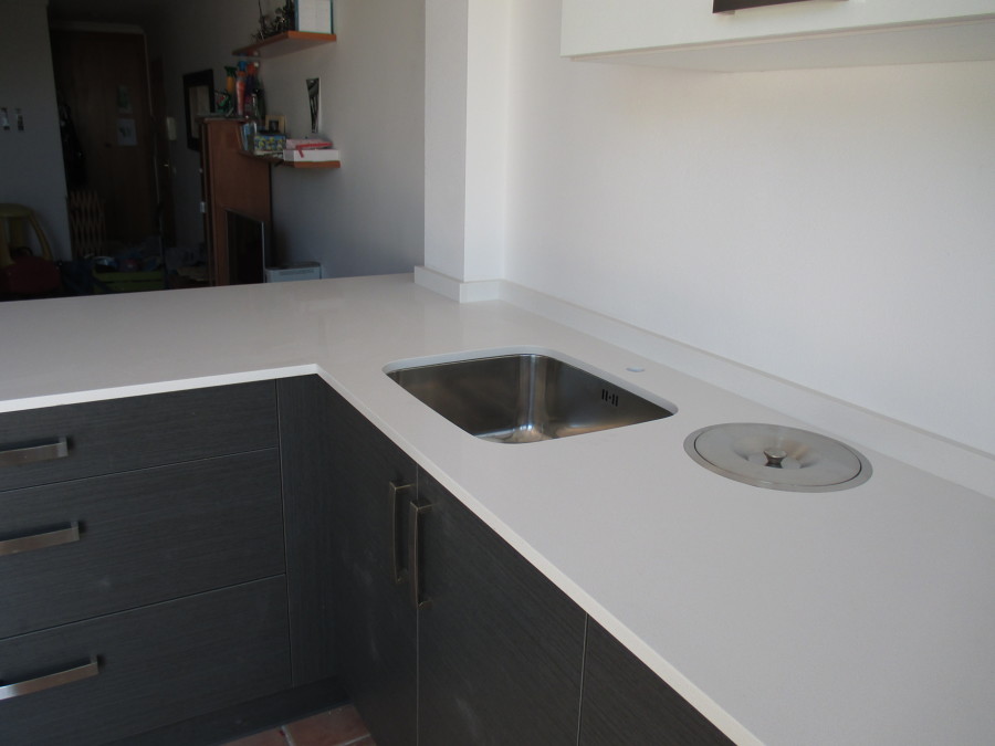 Encimera de cocina en cuarzo