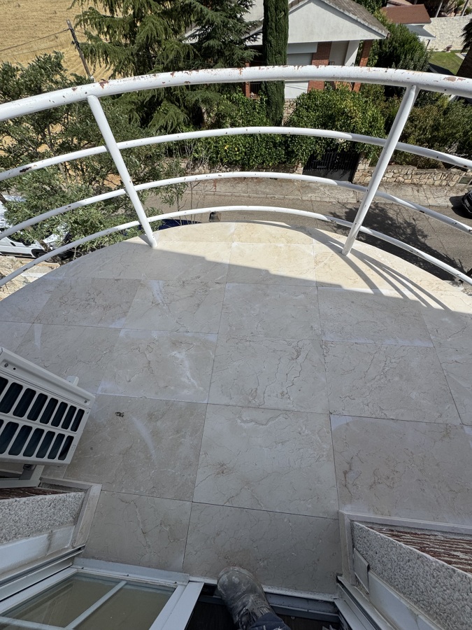 Terraza de mármol