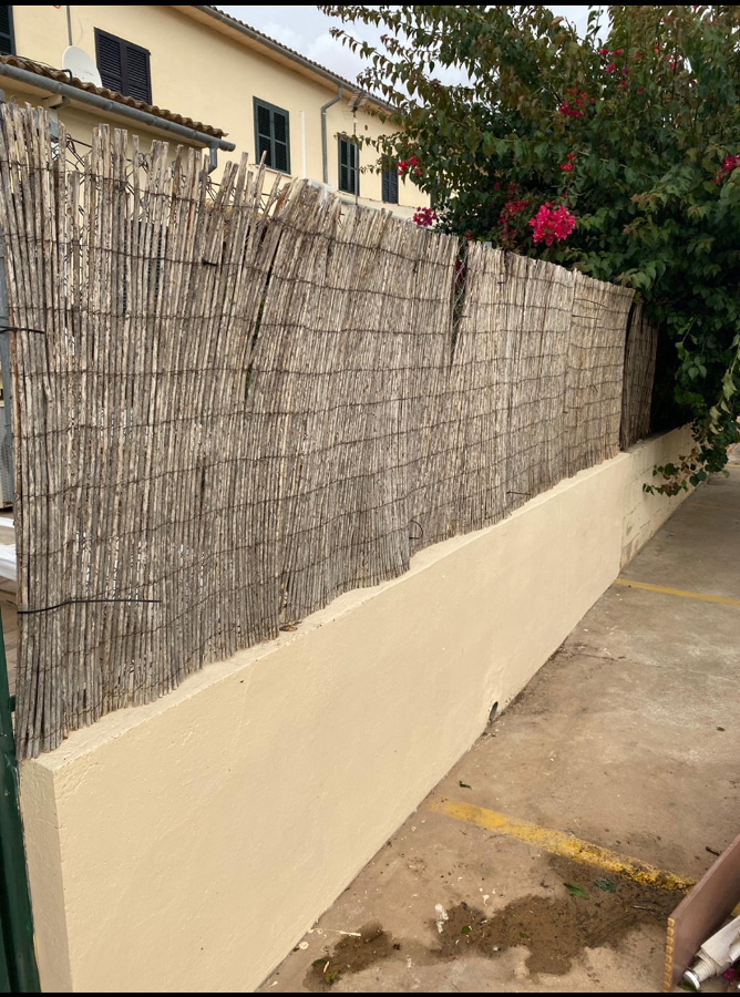 Rehabilitación pequeño murete
